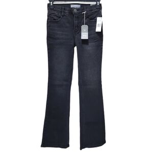 Wit & Wisdom Jeans Madison Itty Bitty More Bootcut High Rise Ab Solution Black 4